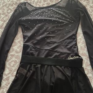 Body suit long sleeve and skirt dance costume